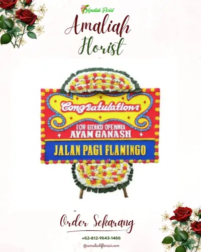 Bunga Papan Congratulation di Bungus Barat